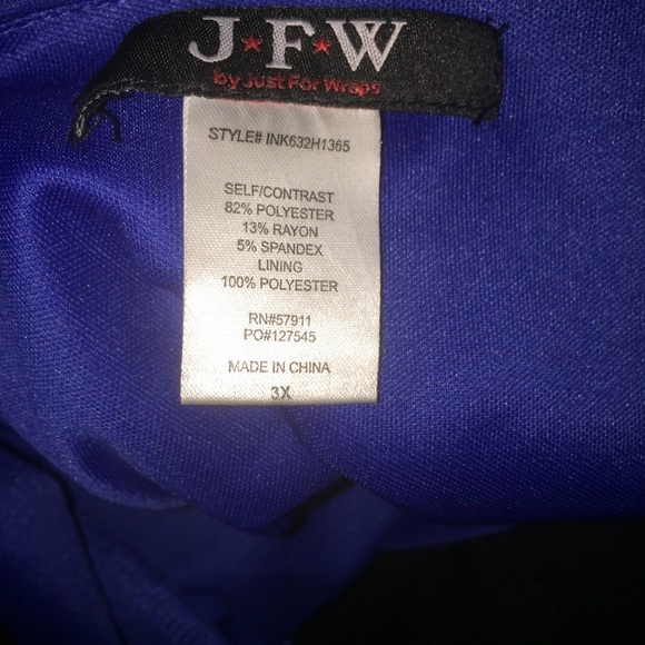 Just for wraps plus size Peplum dress size 3x - Picture 3 of 3